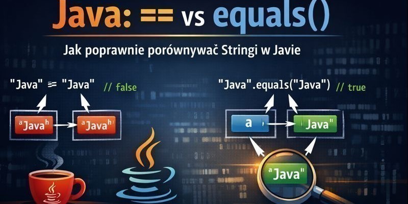 == czy equals()? Jak poprawnie porównywać Stringi w Javie