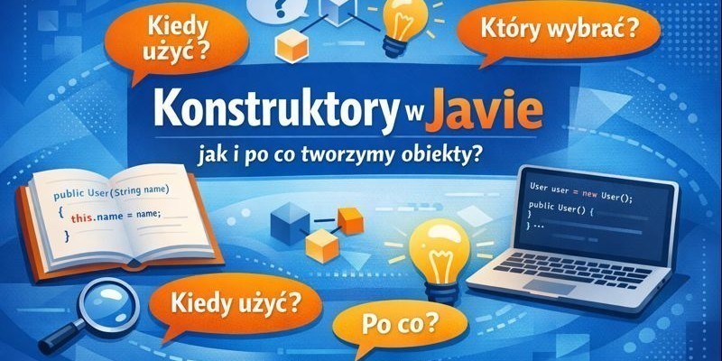 Konstruktory w Javie – jak i po co tworzymy obiekty?